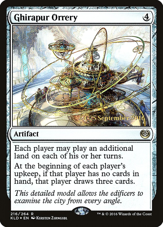 Ghirapur Orrery [Kaladesh Prerelease Promos] | Black Swamp Games