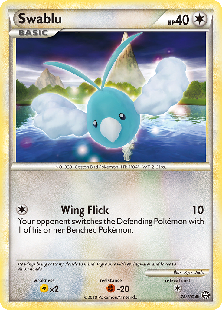Swablu (78/102) [HeartGold & SoulSilver: Triumphant] | Black Swamp Games