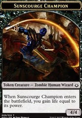 Sunscourge Champion // Cat Double-Sided Token [Hour of Devastation Tokens] | Black Swamp Games