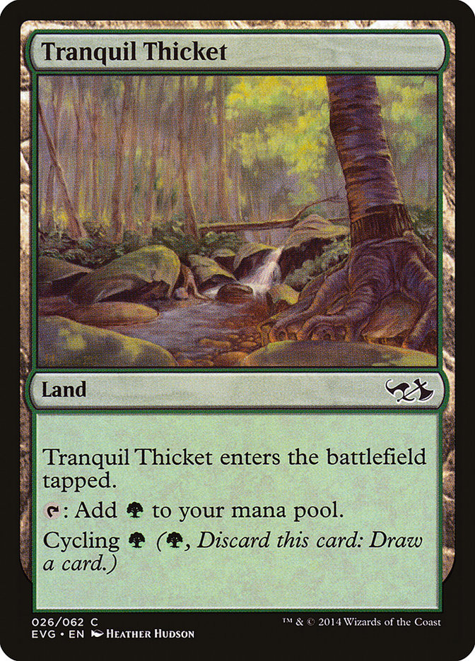 Tranquil Thicket (Elves vs. Goblins) [Duel Decks Anthology] | Black Swamp Games