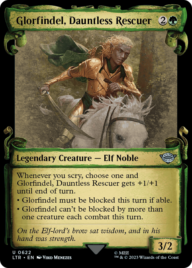 Glorfindel, Dauntless Rescuer [The Lord of the Rings: Tales of Middle-Earth Showcase Scrolls] | Black Swamp Games