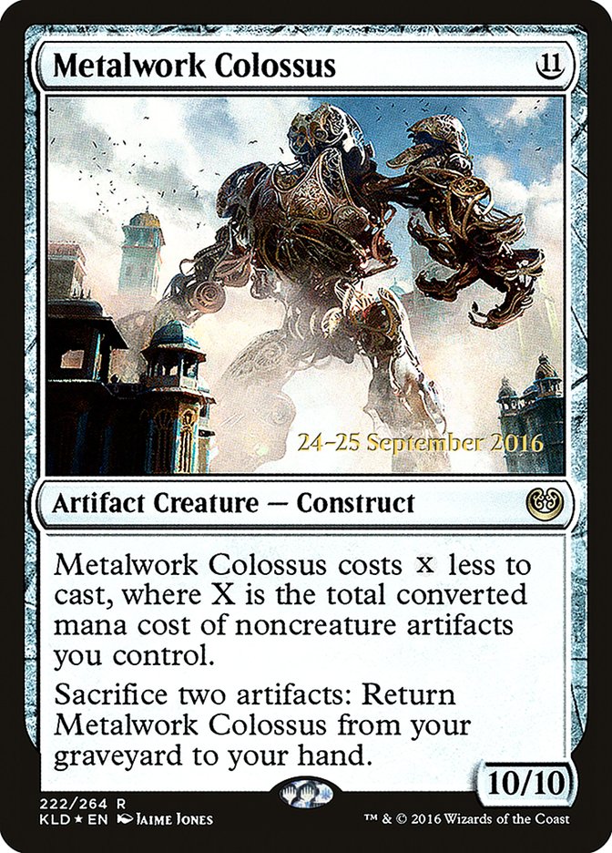 Metalwork Colossus [Kaladesh Prerelease Promos] | Black Swamp Games