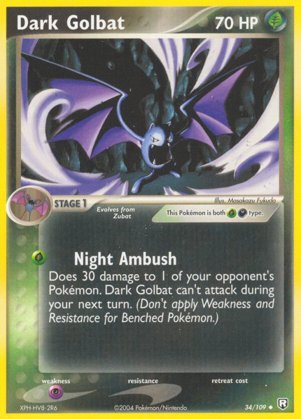Dark Golbat (34/109) [EX: Team Rocket Returns] | Black Swamp Games