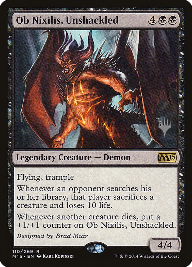 Ob Nixilis, Unshackled [Magic 2015 Promos] | Black Swamp Games