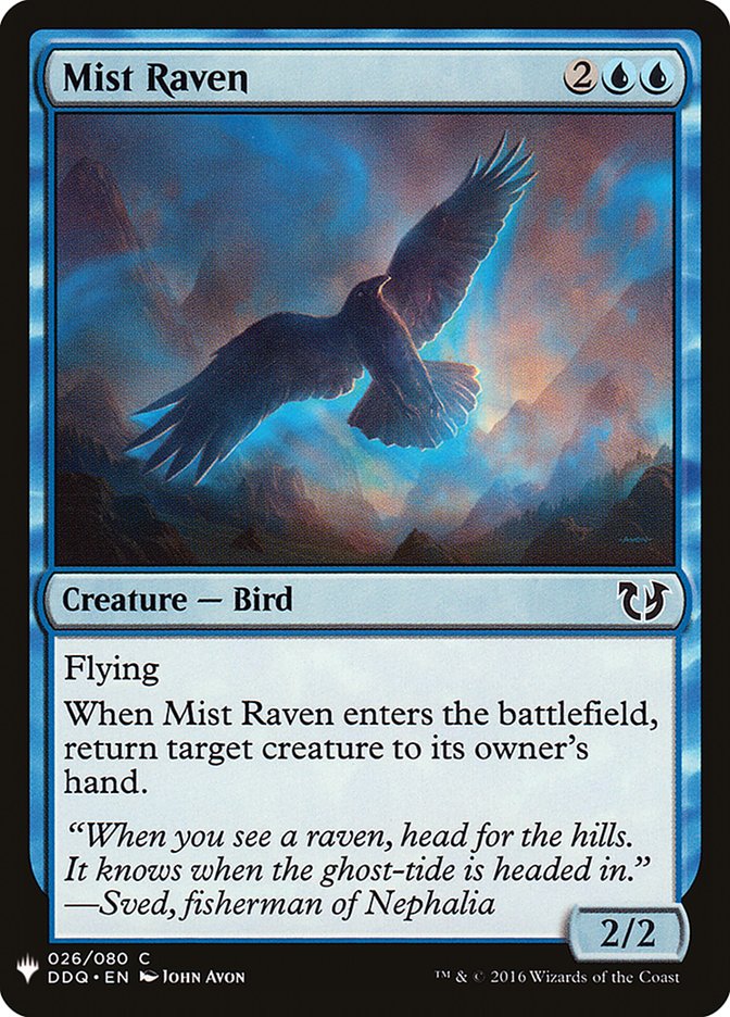 Mist Raven [Mystery Booster] | Black Swamp Games