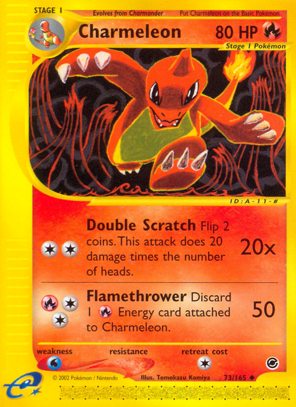 Charmeleon (73/165) [Expedition: Base Set] | Black Swamp Games