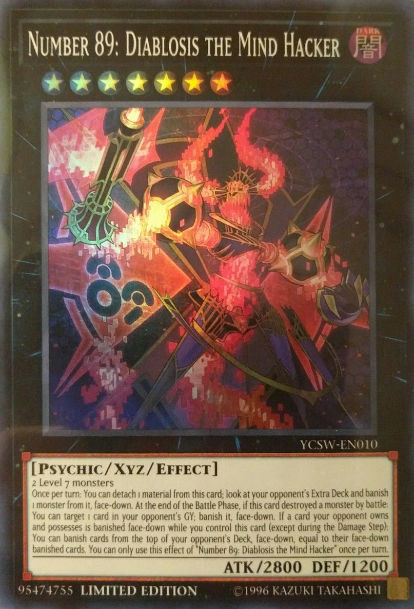 Number 89: Diablosis the Mind Hacker [YCSW-EN010] Super Rare | Black Swamp Games