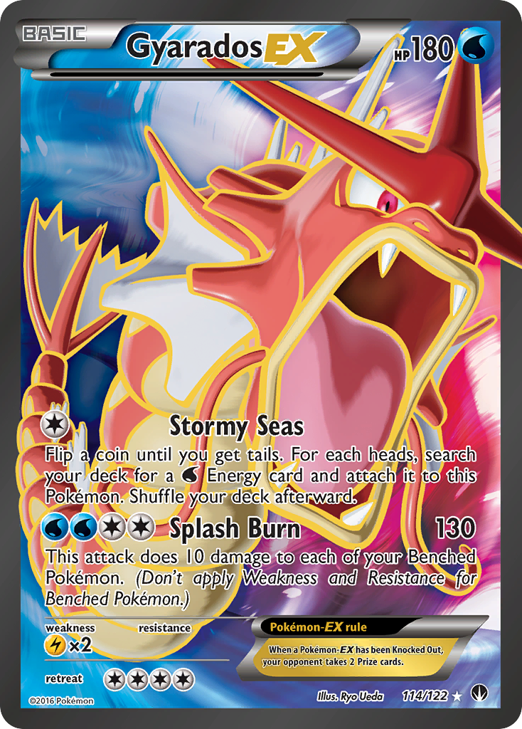 Gyarados EX (114/122) [XY: BREAKpoint] | Black Swamp Games