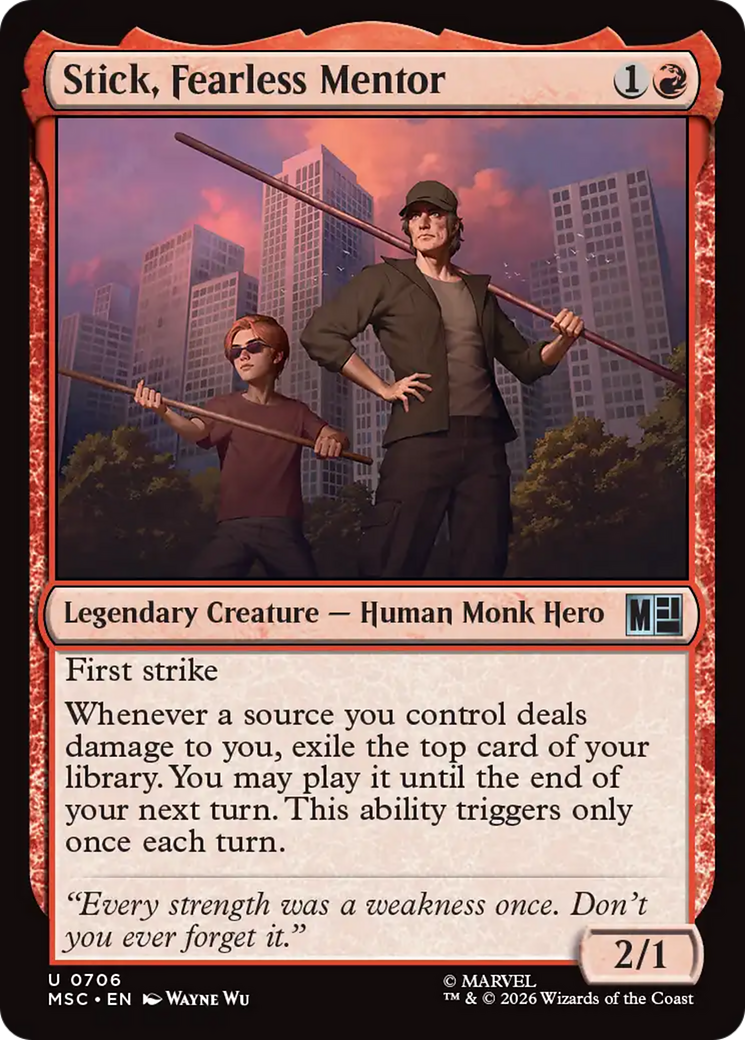 Stick, Fearless Mentor [Marvel Super Heroes Commander] | Black Swamp Games