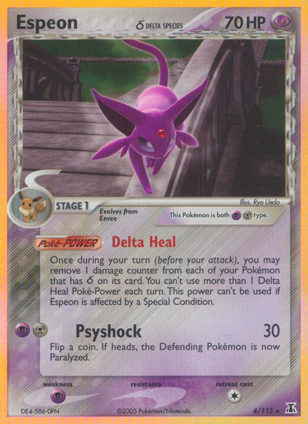 Espeon (4/113)(Delta Species) [EX: Delta Species] | Black Swamp Games