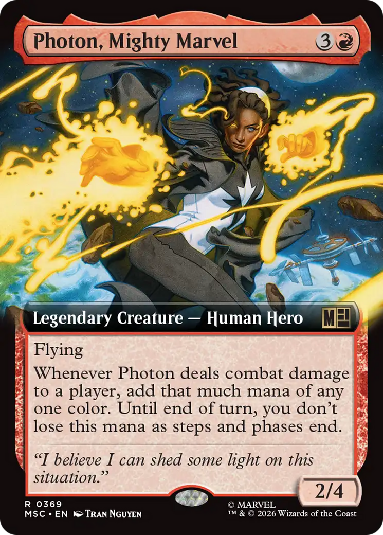 Photon, Mighty Marvel (Extended Art) [Marvel Super Heroes Commander] | Black Swamp Games