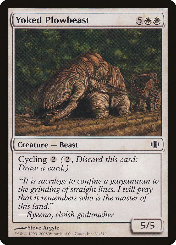 Yoked Plowbeast [Shards of Alara] | Black Swamp Games