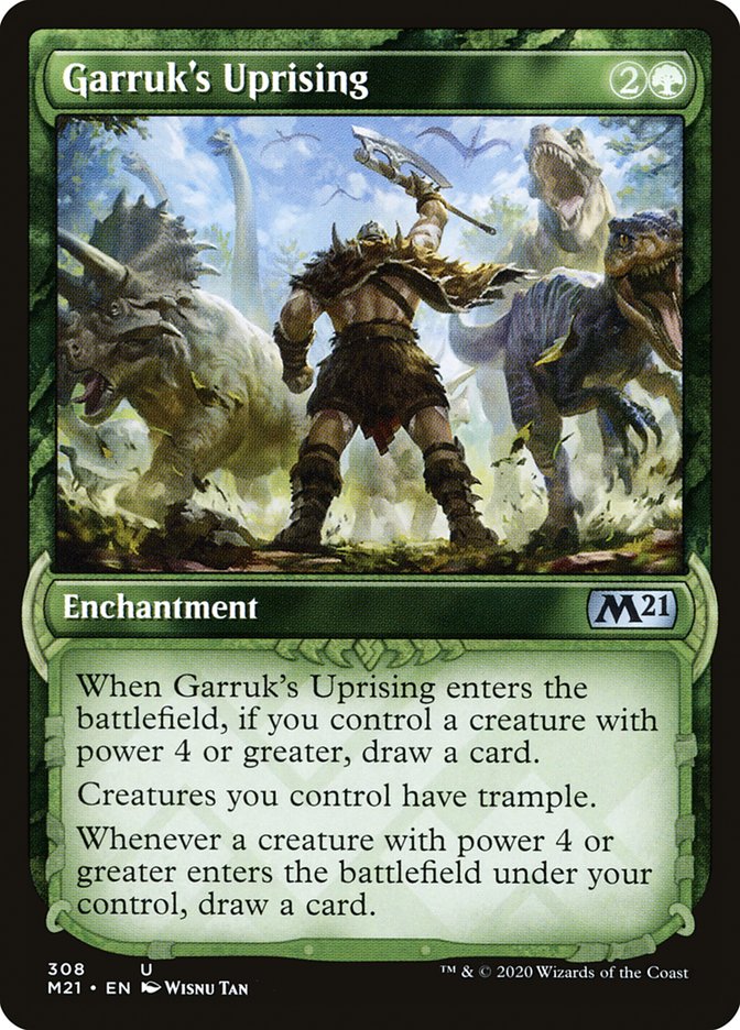 Garruk's Uprising (Showcase) [Core Set 2021] | Black Swamp Games
