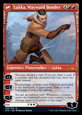 Mila, Crafty Companion // Lukka, Wayward Bonder [Strixhaven: School of Mages] | Black Swamp Games