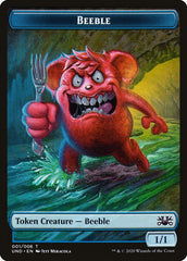 Beeble // Dragon Double-Sided Token [Unsanctioned Tokens] | Black Swamp Games
