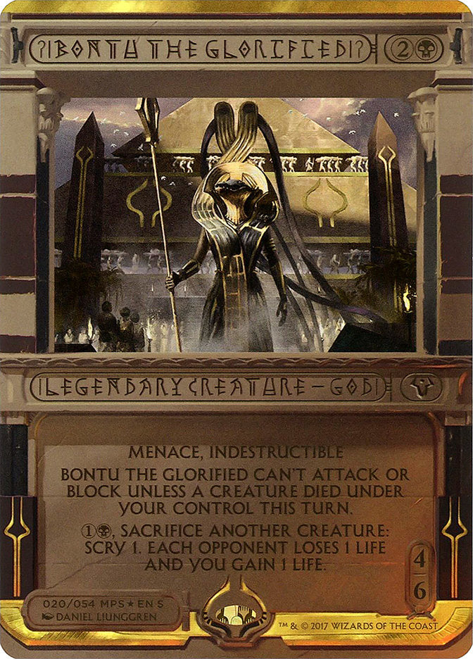 Bontu the Glorified (Invocation) [Amonkhet Invocations] | Black Swamp Games