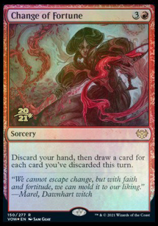 Change of Fortune [Innistrad: Crimson Vow Prerelease Promos] | Black Swamp Games