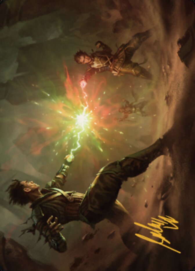 Brotherhood's End Art Card (Gold-Stamped Signature) [The Brothers' War Art Series] | Black Swamp Games