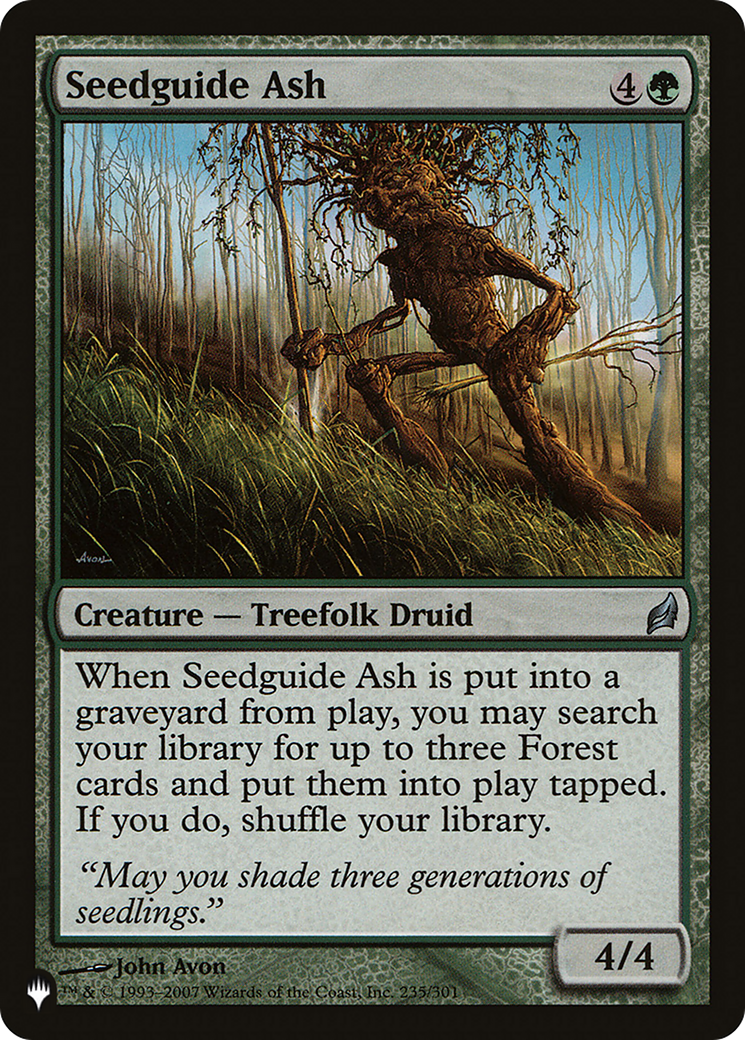 Seedguide Ash [The List] | Black Swamp Games