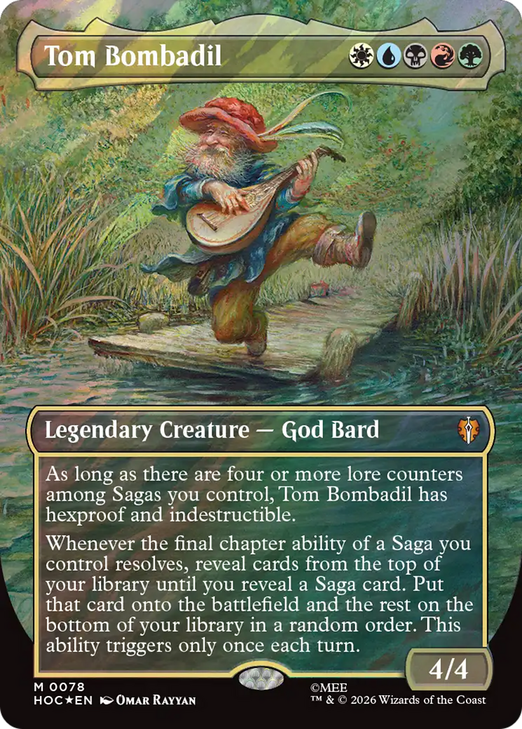 Tom Bombadil (Borderless) (Surge Foil) [The Hobbit] | Black Swamp Games