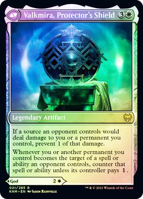 Reidane, God of the Worthy // Valkmira, Protector's Shield [Kaldheim Prerelease Promos] | Black Swamp Games