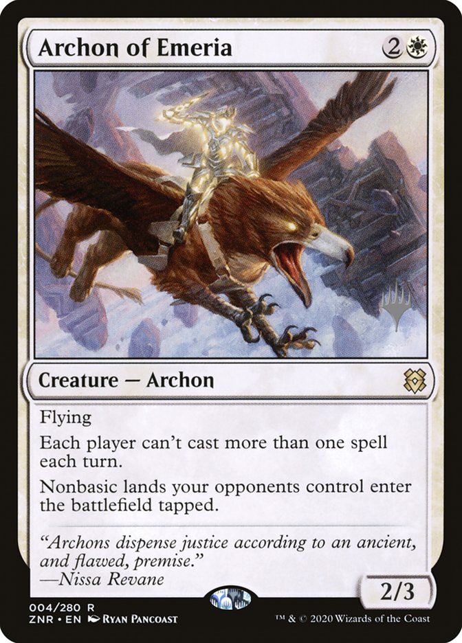 Archon of Emeria (Promo Pack) [Zendikar Rising Promos] | Black Swamp Games