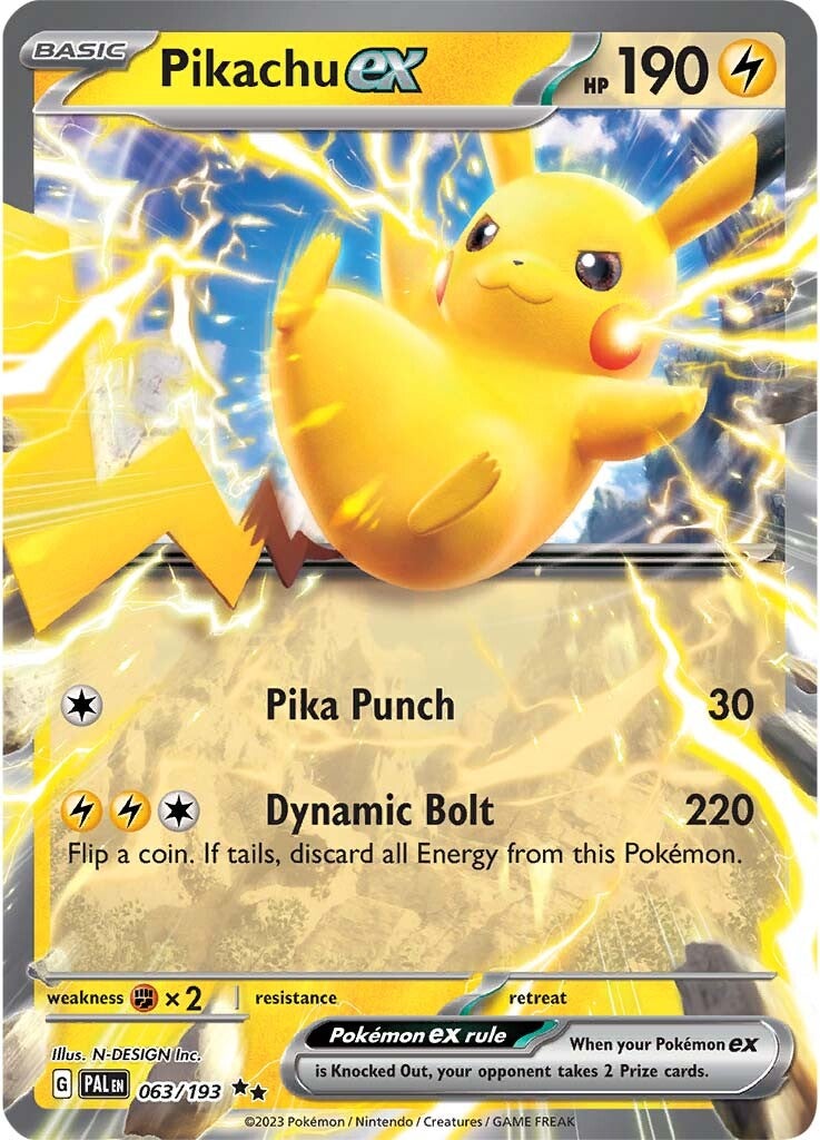 Pikachu ex (063/193) [Scarlet & Violet: Paldea Evolved] | Black Swamp Games