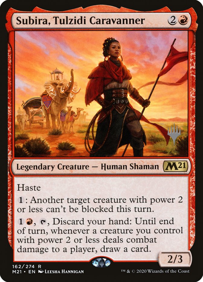 Subira, Tulzidi Caravanner (Promo Pack) [Core Set 2021 Promos] | Black Swamp Games