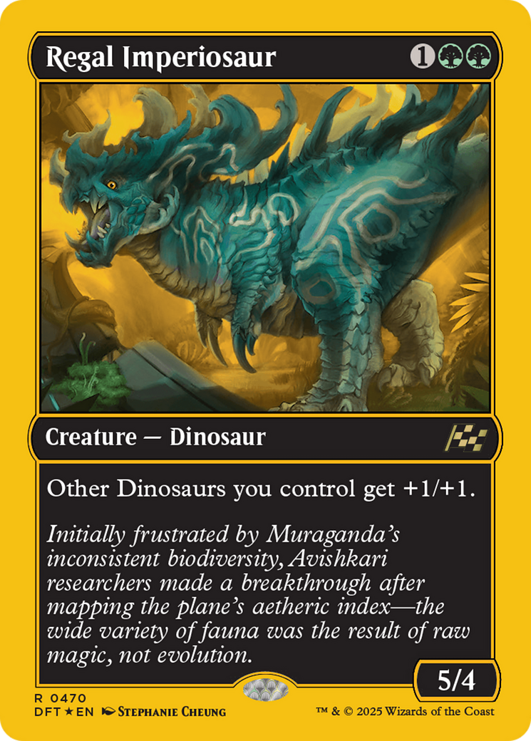 Regal Imperiosaur (First-Place Foil) [Aetherdrift] | Black Swamp Games