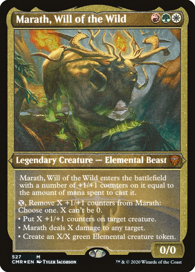 Marath, Will of the Wild (Etched) [Commander Legends] | Black Swamp Games