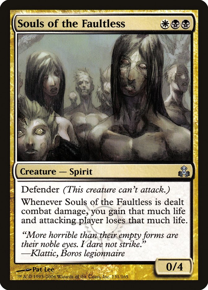 Souls of the Faultless [Guildpact] | Black Swamp Games