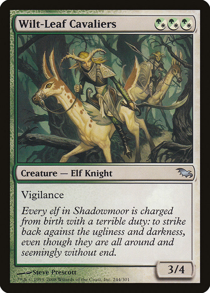 Wilt-Leaf Cavaliers [Shadowmoor] | Black Swamp Games