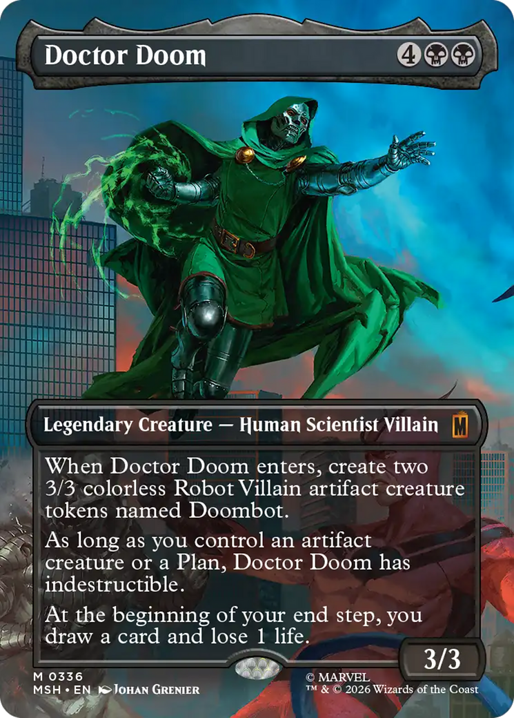 Doctor Doom (Borderless) (336) [Marvel Super Heroes] | Black Swamp Games