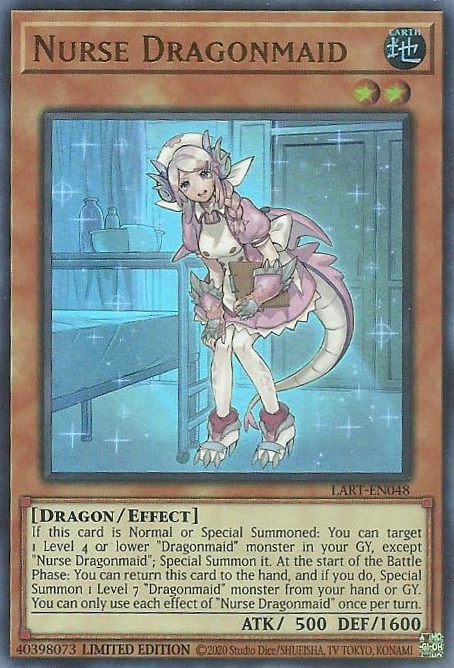 Nurse Dragonmaid [LART-EN048] Ultra Rare | Black Swamp Games