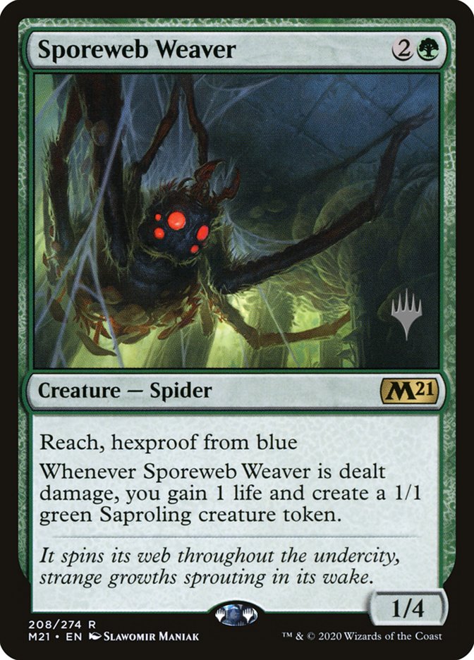 Sporeweb Weaver (Promo Pack) [Core Set 2021 Promos] | Black Swamp Games