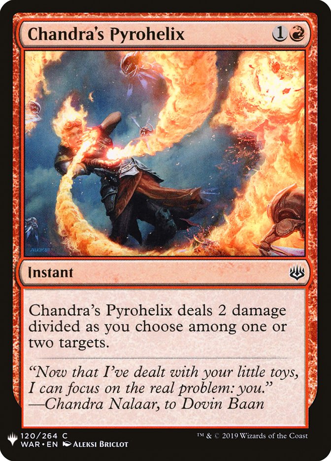 Chandra's Pyrohelix [Mystery Booster] | Black Swamp Games