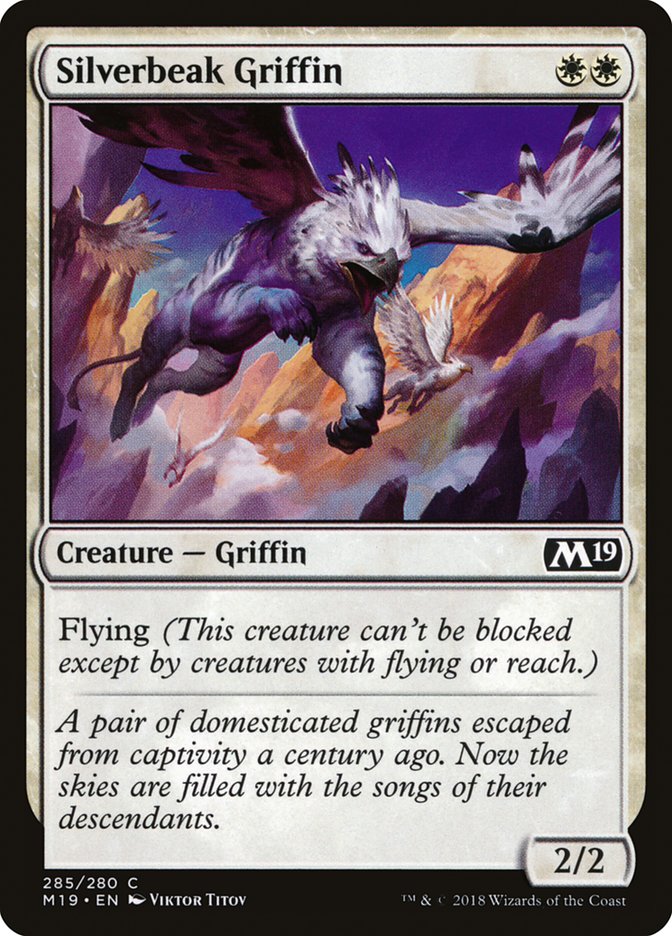 Silverbeak Griffin [Core Set 2019] | Black Swamp Games