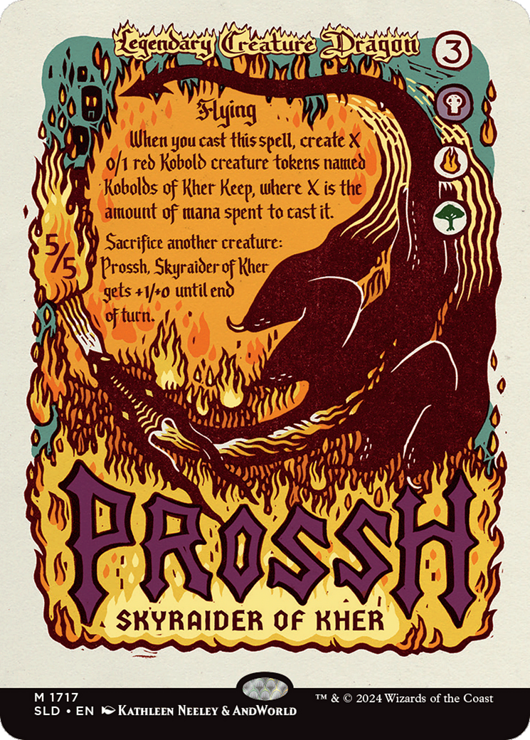 Prossh, Skyraider of Kher (Rainbow Foil) [Secret Lair Drop Series] | Black Swamp Games