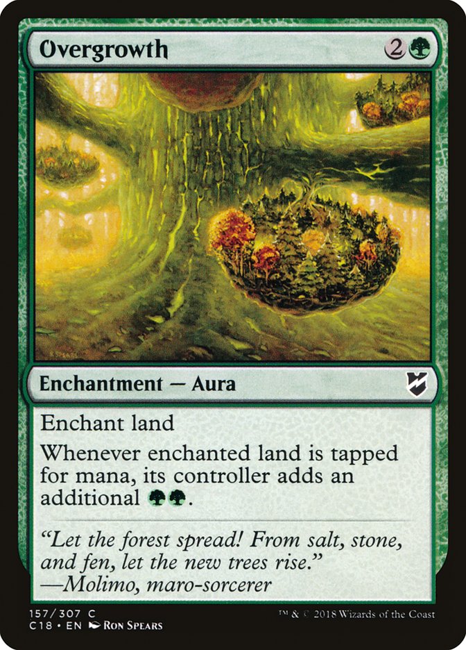 Overgrowth [Commander 2018] | Black Swamp Games