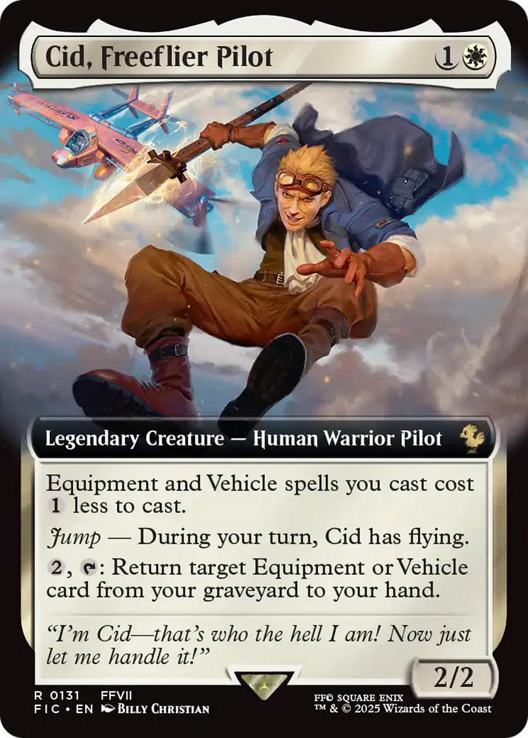 Cid, Freeflier Pilot (Extended Art) [FINAL FANTASY Commander] | Black Swamp Games