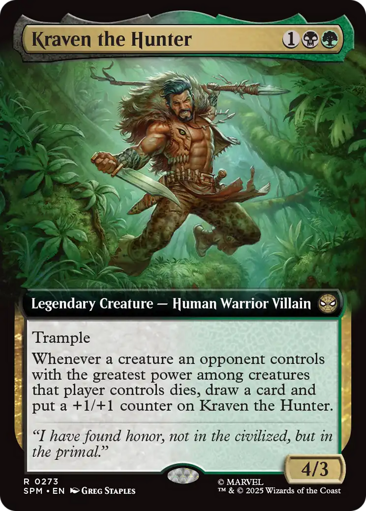 Kraven the Hunter (Extended Art) [Marvel's Spider-Man] | Black Swamp Games
