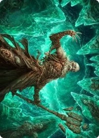 Draugr Necromancer Art Card [Kaldheim Art Series] | Black Swamp Games