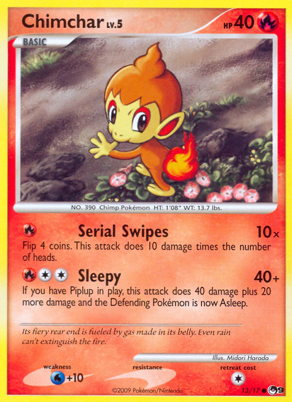Chimchar (13/17) [POP Series 9] | Black Swamp Games
