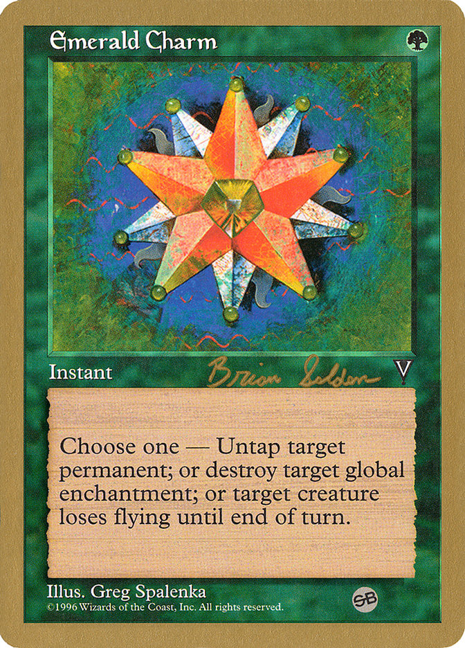 Emerald Charm (Brian Selden) (SB) [World Championship Decks 1998] | Black Swamp Games