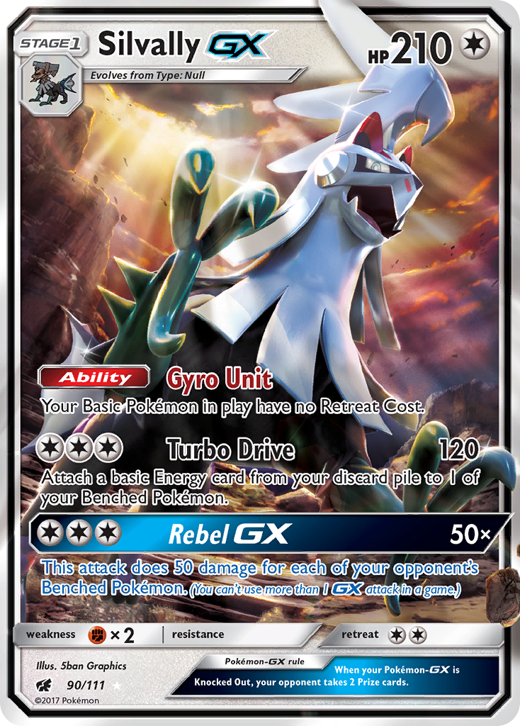 Silvally GX (90/111) [Sun & Moon: Crimson Invasion] | Black Swamp Games