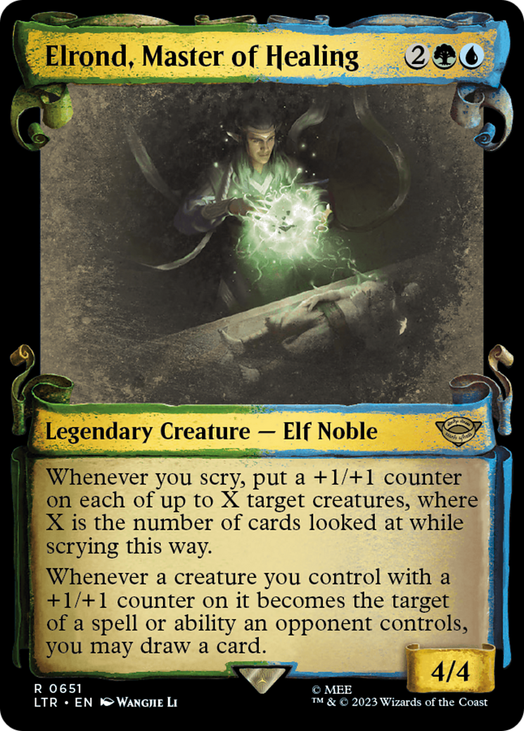 Elrond, Master of Healing [The Lord of the Rings: Tales of Middle-Earth Showcase Scrolls] | Black Swamp Games