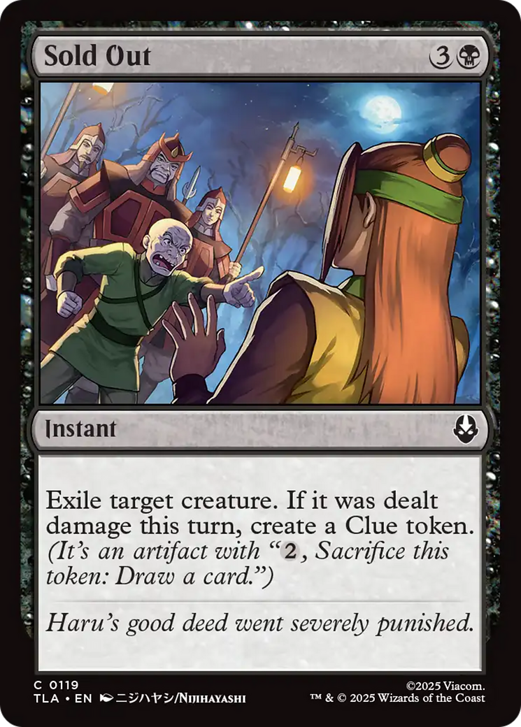 Sold Out [Avatar: The Last Airbender] | Black Swamp Games