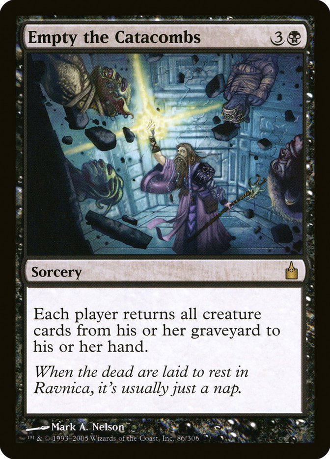Empty the Catacombs [Ravnica: City of Guilds] | Black Swamp Games