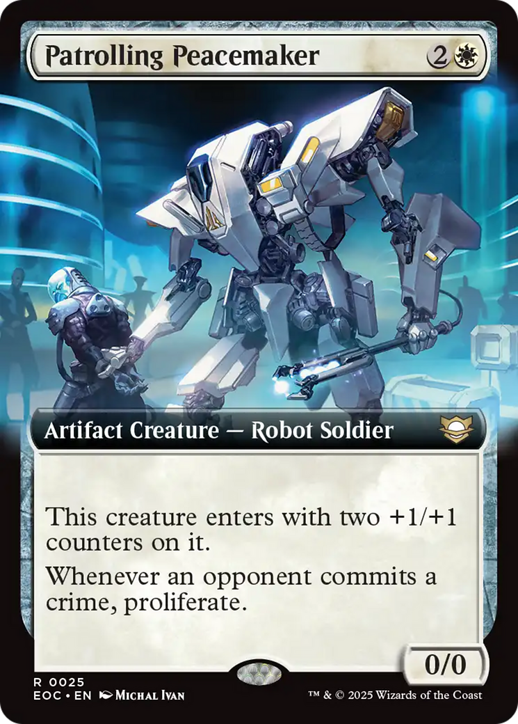 Patrolling Peacemaker (Extended Art) [Edge of Eternities Commander] | Black Swamp Games