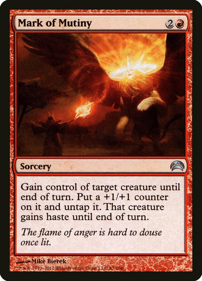 Mark of Mutiny [Planechase 2012] | Black Swamp Games